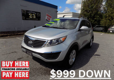 2013 Kia Sportage for sale at Pro-Motion Motor Co in Lincolnton NC