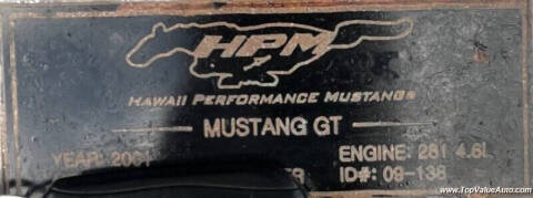 2001 Ford Mustang Bullitt