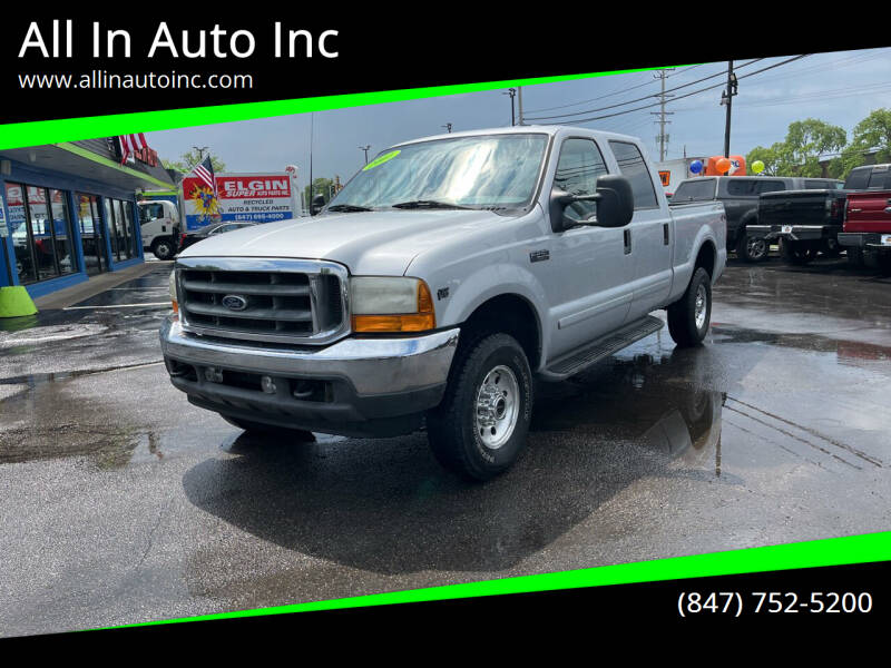 2001 Ford F-250 Super Duty for sale at All In Auto Inc in Palatine IL