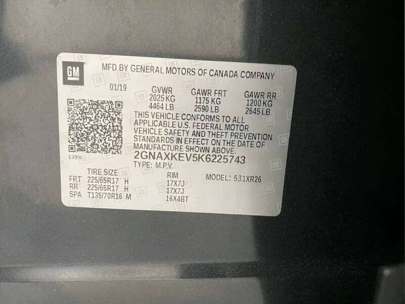 2019 Chevrolet Equinox LT
