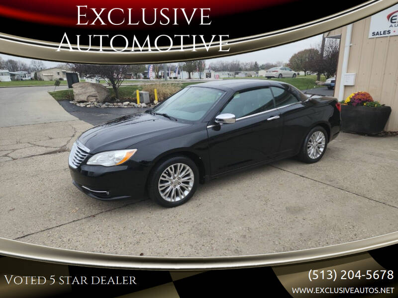 2011 Chrysler 200 Convertible for sale at Exclusive Automotive in West Chester OH