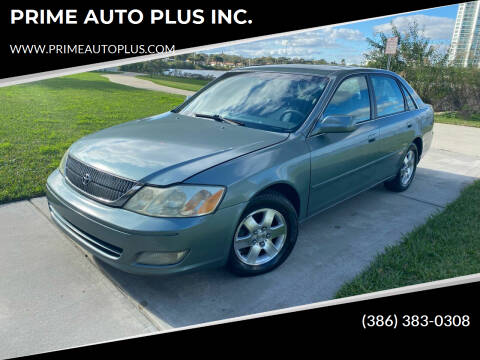 2001 Toyota Avalon for sale at PRIME AUTO PLUS INC. in Daytona Beach FL