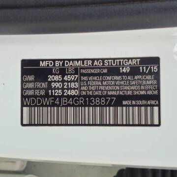 2016 Mercedes-Benz C-Class C 300 Luxury