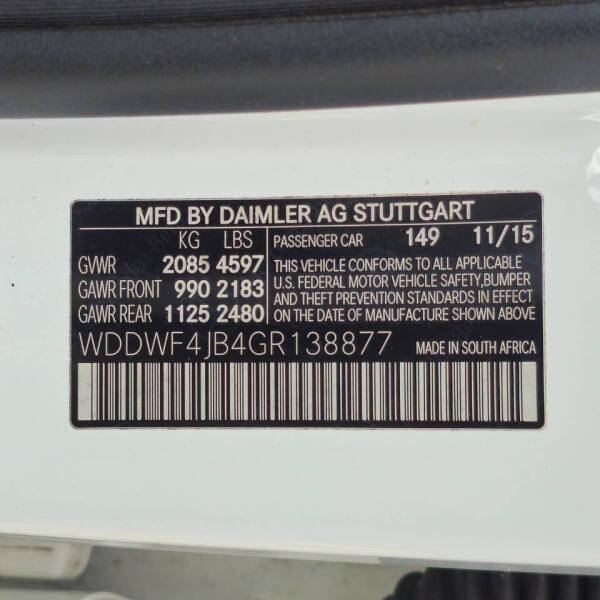 2016 Mercedes-Benz C-Class C 300 Luxury