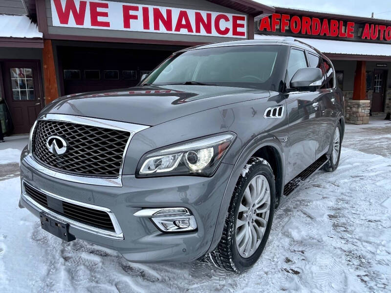 2016 Infiniti QX80 for sale at Affordable Auto Sales in Cambridge MN