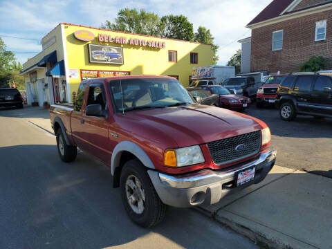 2003 Ford Ranger for sale at Bel Air Auto Sales in Milford CT