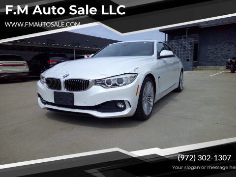 2016 BMW 4 Series for sale at F.M Auto Sale LLC in Dallas TX