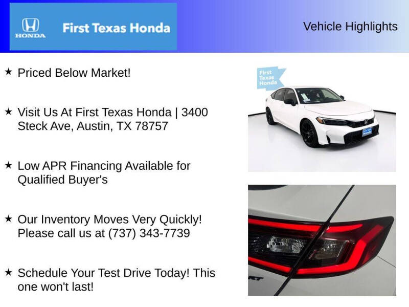 2026 Honda Civic Sport