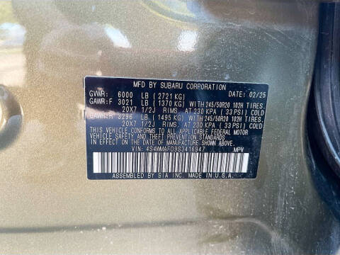 2025 Subaru Ascent Onyx Edition