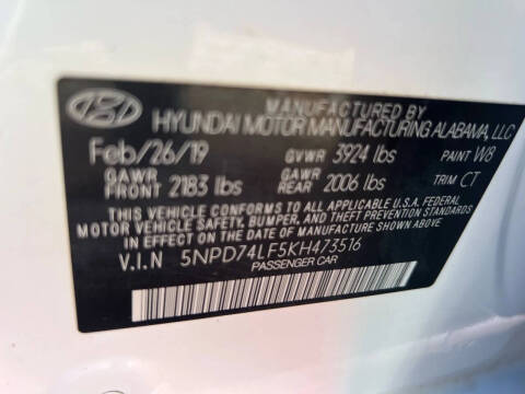 2019 Hyundai Elantra