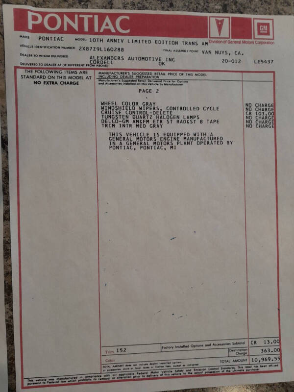 1979 Pontiac Trans Am