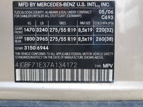 2007 Mercedes-Benz GL-Class GL 450