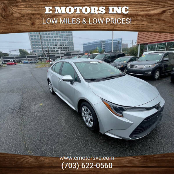 2023 Toyota Corolla for sale at E Motors INC in Vienna VA