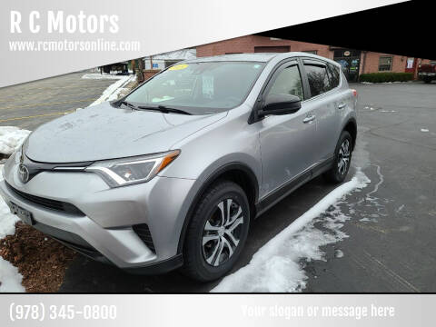 2018 Toyota RAV4 for sale at R C Motors in Lunenburg MA