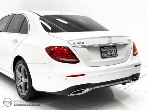 2017 Mercedes-Benz E-Class E 300 4MATIC