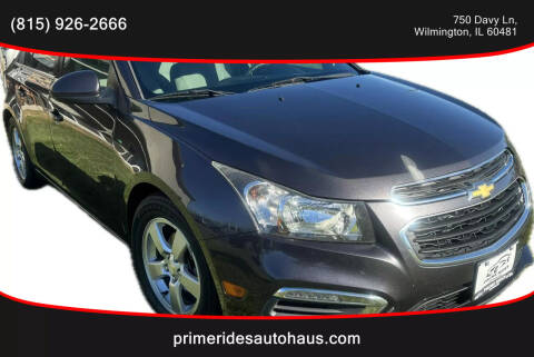 2015 Chevrolet Cruze for sale at Prime Rides Autohaus in Wilmington IL