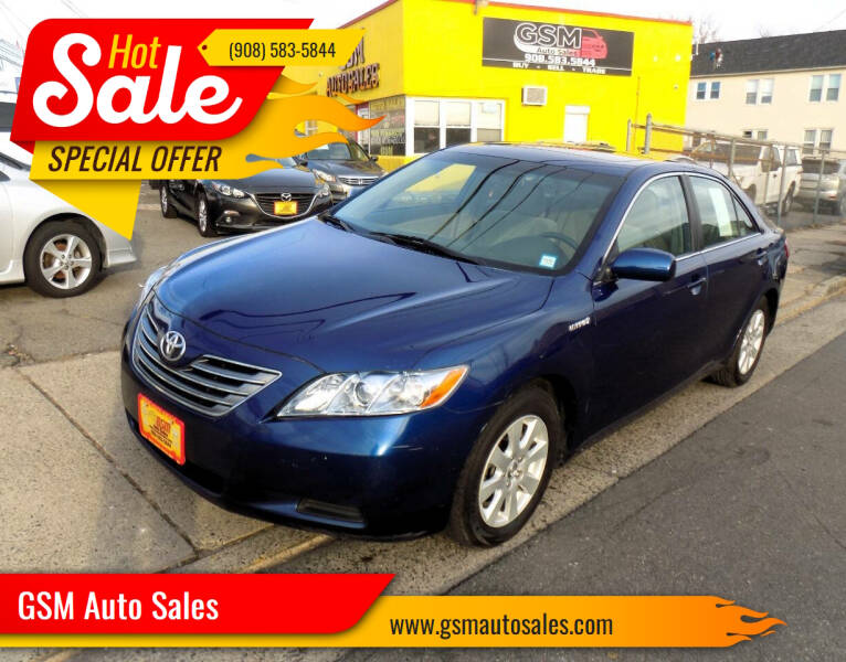 2009 Toyota Camry Hybrid for sale at GSM Auto Sales in Linden NJ