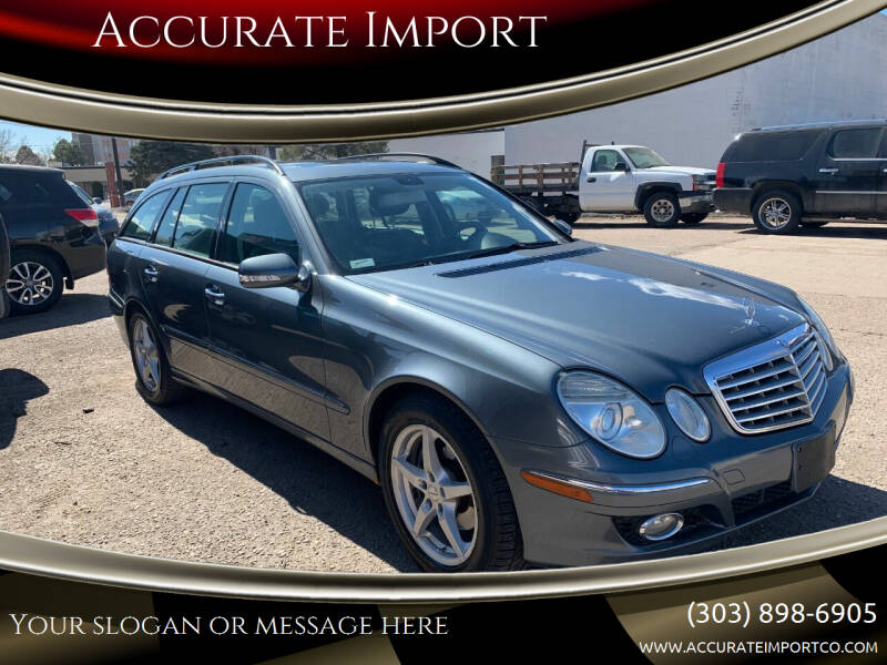 2007 Mercedes-Benz E-Class for sale at Accurate Import in Englewood CO