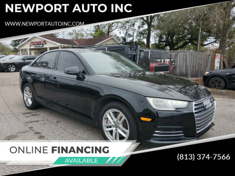 2017 Audi A4 for sale at NEWPORT AUTO INC in Tampa FL