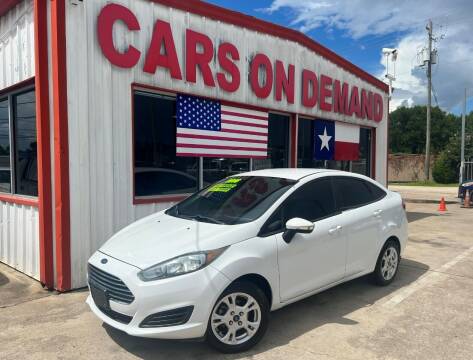 2016 Ford Fiesta for sale at Cars On Demand 3 in Pasadena TX