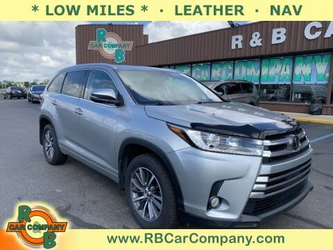 2018 Toyota Highlander for sale at R & B Car Co in Warsaw IN