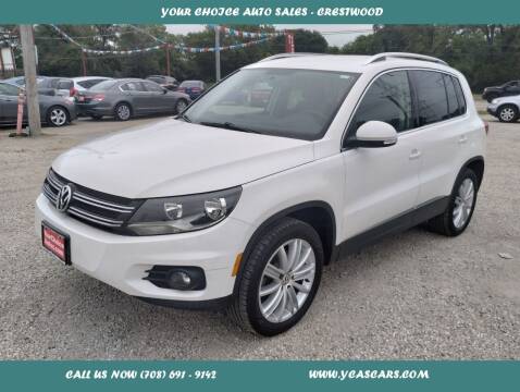 2013 Volkswagen Tiguan for sale at Your Choice Autos - Crestwood in Crestwood IL
