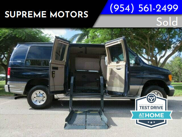 2006 Ford E-Series for sale at Supreme Motors in Boca Raton FL