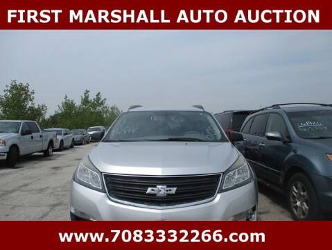 2013 Chevrolet Traverse for sale at First Marshall Auto Auction in Harvey IL
