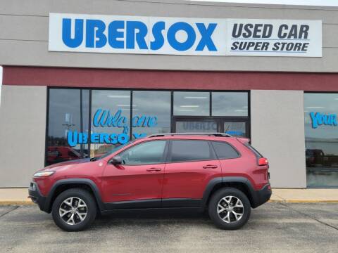 2014 Jeep Cherokee for sale at Ubersox Used Car Super Store in Monroe WI