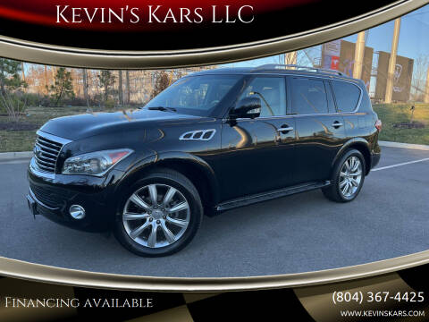 2013 Infiniti QX56 for sale at Kevin's Kars LLC in Richmond VA