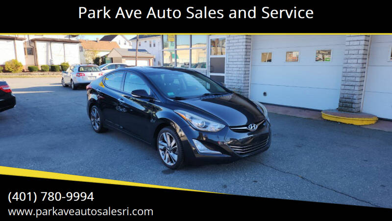 2014 Hyundai Elantra for sale at Park Ave Auto Sales and Service in Cranston RI