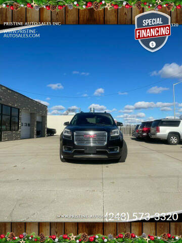 2015 GMC Acadia for sale at PRISTINE AUTO SALES INC in Pontiac MI