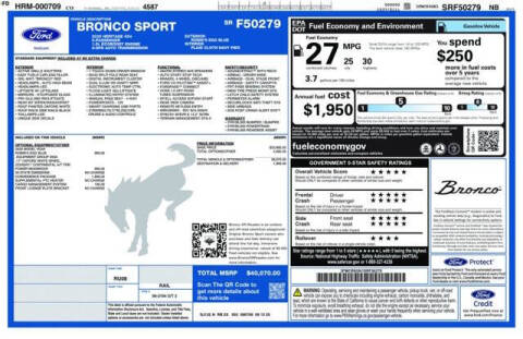 2025 Ford Bronco Sport Heritage