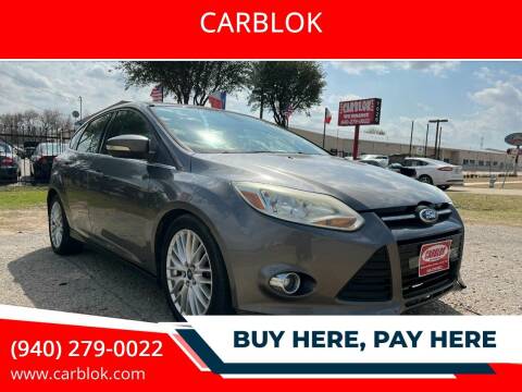 2012 Ford Focus for sale at CARBLOK in Lewisville TX