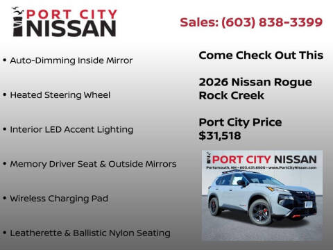 2026 Nissan Rogue Rock Creek