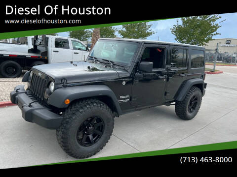 2018 Jeep Wrangler JK Unlimited for sale at Diesel Of Houston in Houston TX
