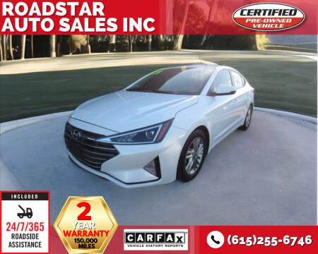 2019 Hyundai Elantra for sale at Roadstar Auto Sales Inc in Nashville TN