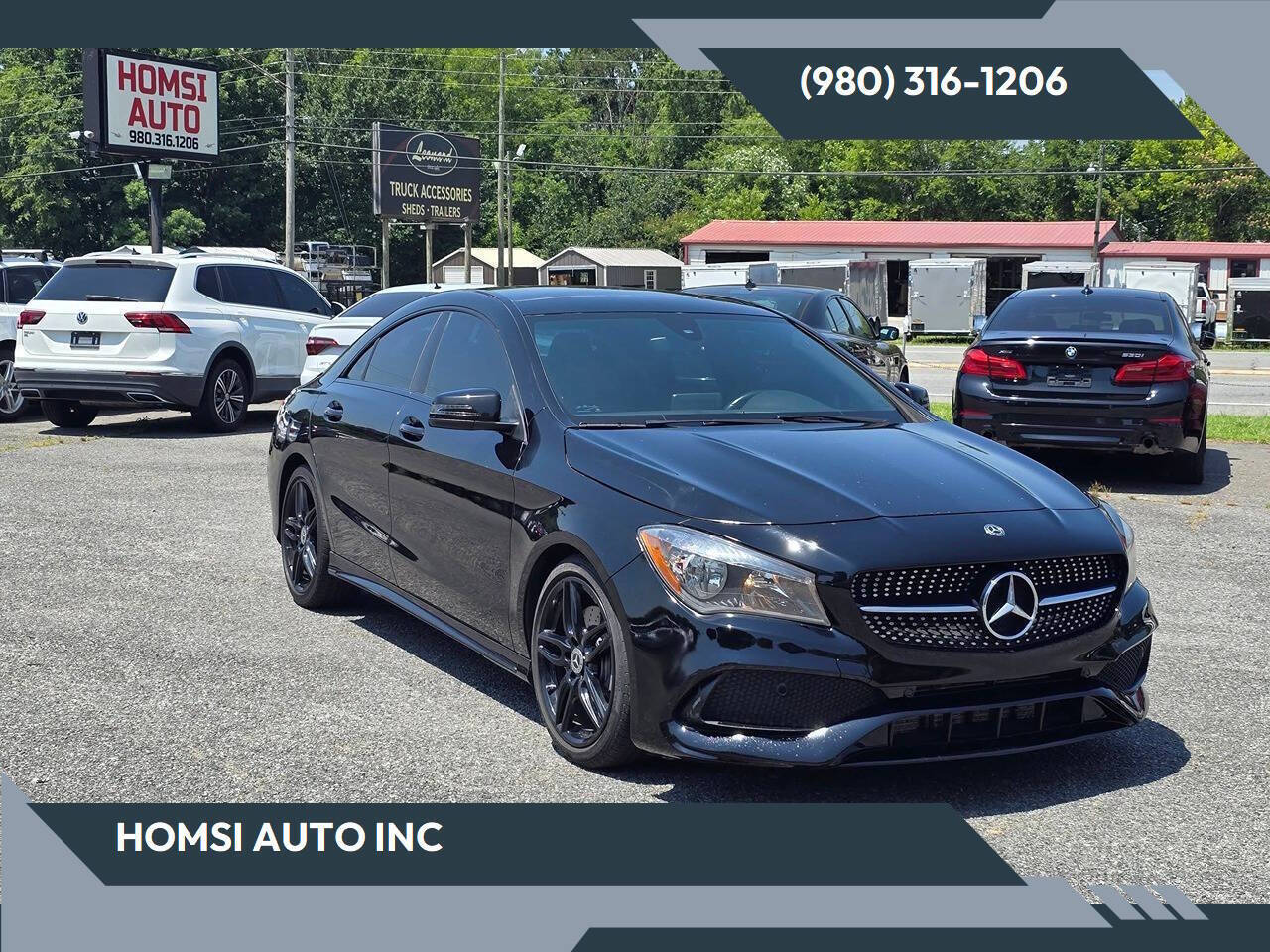 Black 2018 Mercedes-Benz CLA CLA 250 CLA 250 4dr Coupe 1