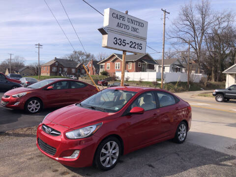 2013 Hyundai Accent for sale at CAPE UNITED AUTO INC in Cape Girardeau MO