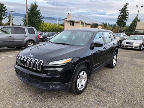 2014 Jeep Cherokee for sale at KARMA AUTO SALES in Federal Way WA