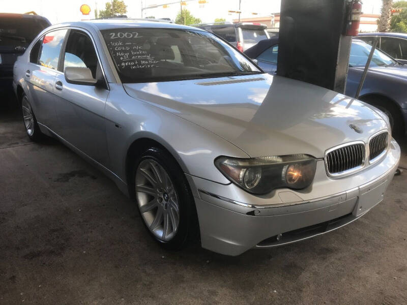 2002 BMW 7 Series for sale at Buy-Fast Autos in Houston TX