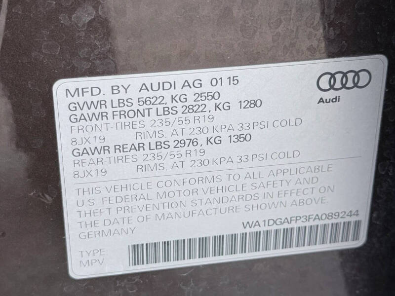 2015 Audi Q5 3.0T quattro Premium Plus