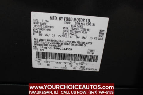 2017 Ford Explorer Platinum