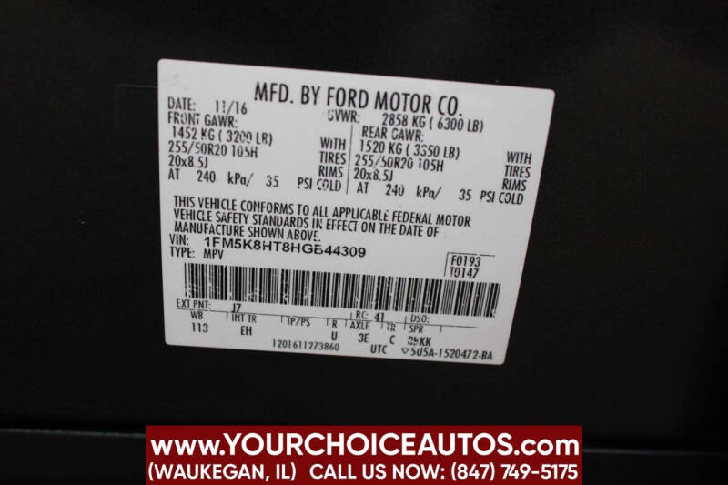 2017 Ford Explorer Platinum