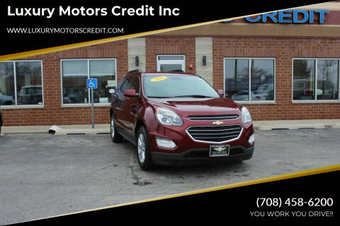 2016 Chevrolet Equinox for sale at Luxury Motors Credit Inc in Bridgeview IL