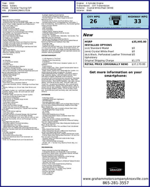 2022 Subaru Forester Touring