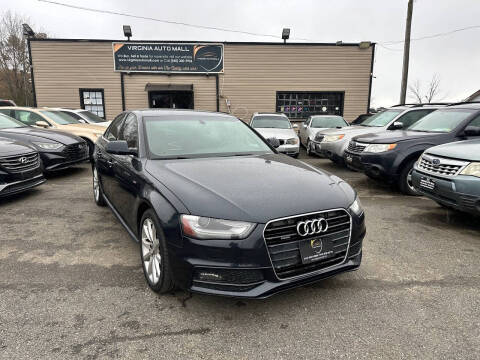 2014 Audi A4 for sale at Virginia Auto Mall in Woodford VA