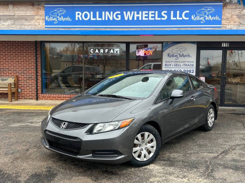 2012 Honda Civic for sale at Rolling Wheels LLC in Hesston KS