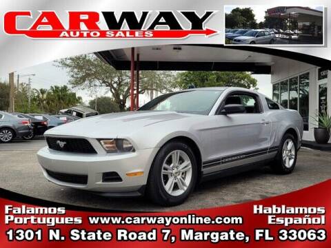 2012 Ford Mustang for sale at CARWAY Auto Sales in Margate FL