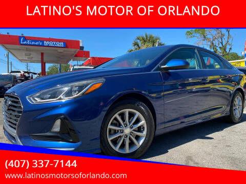 2018 Hyundai Sonata for sale at LATINO'S MOTOR OF ORLANDO in Orlando FL